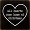 Edge Collections - 7" x 7" - Rustic Heartwarming Christmas Decor - 1 Piece